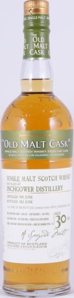 Inchgower 1982 30 Years Refill Hogshead Cask No. DL 8258 Douglas Laing OMC Speyside Single Malt Scotch Whisky 50.0%