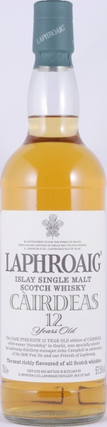 Laphroaig Cairdeas 12 Years Feis Ile 2009 Limited Edition Islay Single Malt Scotch Whisky Cask Strength 57,5%