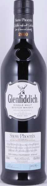 Glenfiddich Snow Phoenix 2010 Limited Edition Bottling Speyside Single Malt Scotch Whisky 47.6%