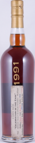 Bowmore 1991 25 Years Sherry Butt No. 1916 Càrn Mòr Celebration of the Cask Islay Single Malt Scotch Whisky 54,6%