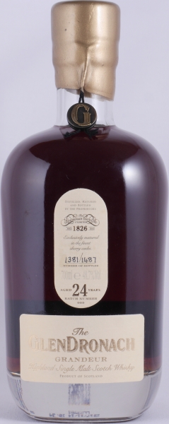 Glendronach 24 Years Grandeur Batch No. 009 Oloroso Sherry Casks Highland Single Malt Scotch Whisky 48,7%