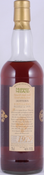 Dufftown 1979 17 Years Refill Sherry Wood Cask No. MM 1489 Murray McDavid Speyside Single Malt Scotch Whisky 46,0%