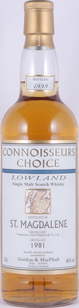 St. Magdalene 1981 18 Years Gordon and MacPhail Connoisseurs Choice Lowland Single Malt Scotch Whisky 40.0%