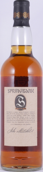 Springbank 21 Years Limited Edition Release 2000 Campbeltown Single Malt Scotch Whisky 46.0%