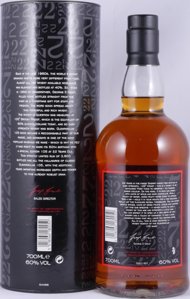 Glenfarclas 105 Cask Strength 22 Years Celebrating 50 Years of 105 Highland Single Malt Scotch Whisky 60.0%