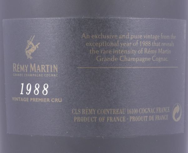 Rémy Martin 1988 Vintage Premier Cru Grande Champagne Cognac 45.0%