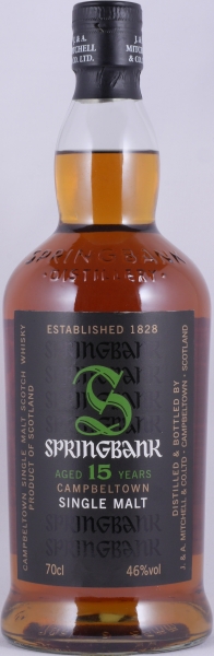 Springbank 15 Years Release 2012 Campbeltown Single Malt Scotch Whisky 46,0%