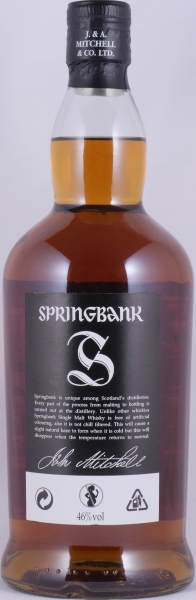 Springbank 15 Years Release 2012 Campbeltown Single Malt Scotch Whisky 46,0%