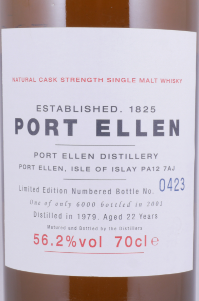 Port Ellen 1979 22 Years 1st Annual Release Limited Edition Islay Single Malt Scotch Whisky Cask Strength 56.2%