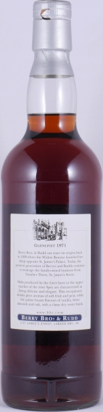 Glenlivet 1971 32 Years Sherry Cask No. 6448 Berrys Own Selection Speyside Single Malt Scotch Whisky 55,0%