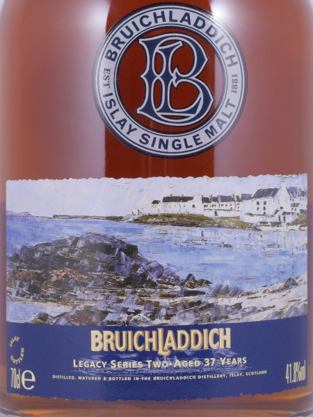 Bruichladdich Legacy Series Two 37 Years Islay Single Malt Scotch Whisky Cask Strength 41.8%