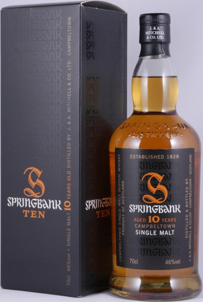 Springbank 10 Years Bourbon and Sherry Casks Release 2012 Black Label Campbeltown Single Malt Scotch Whisky 46.0%