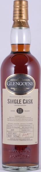 Glengoyne 2000 11 Years American Oak Sherry Butt Cask No. 203 Highland Single Malt Scotch Whisky 58.5%