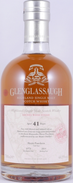 Glenglassaugh 1973 41 Years Massandra Sherry Puncheon Finish Highland Single Malt Scotch Whisky 44,5%