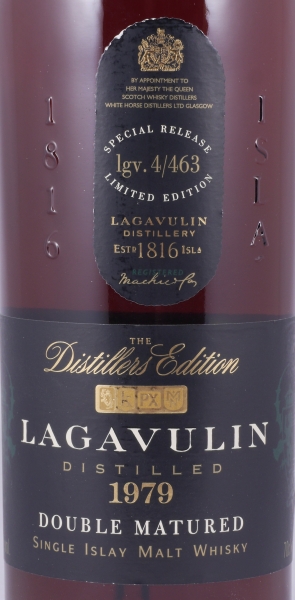 Lagavulin 1979 18 Years Distillers Edition 1997 First Special Release lgv.4/463 Islay Single Malt Scotch Whisky 43,0%