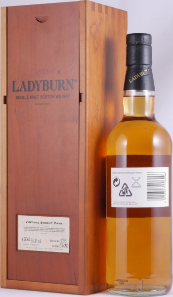 Ladyburn 1973 27 Years Vintage Single Cask No. 3200 Lowland Single Malt Scotch Whisky Cask Strength 50,4%