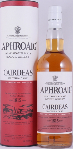 Laphroaig Cairdeas Madeira Cask Feis Ile 2016 Limited Edition Islay Single Malt Scotch Whisky Cask Strength 51.6%