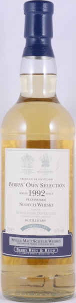 Springbank 1992 17 Years American Oak Cask No. 71 Berrys Own Selection Campbeltown Single Malt Scotch Whisky 46,0%