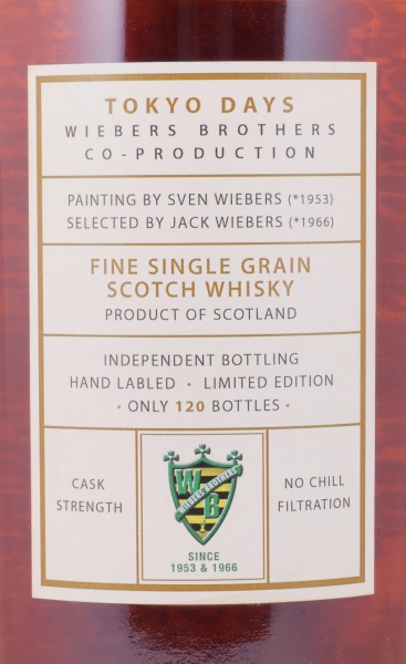 Invergordon 1972 43 Years Oak Cask Jack Wiebers Whisky World Tokyo Days Highland Fine Single Grain Scotch Whisky 49,4%