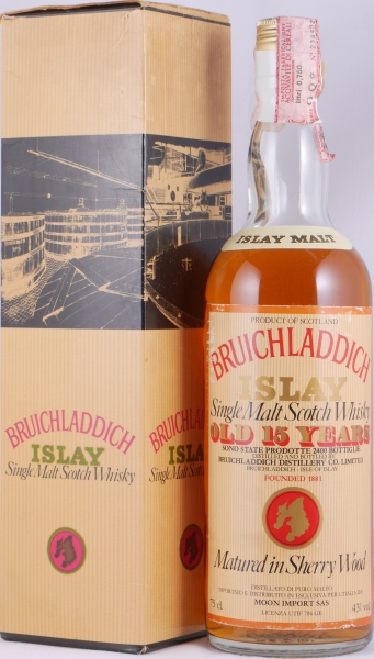 Bruichladdich 1968 15 Years Matured in Sherry Wood Moon Import Islay Single Malt Scotch Whisky 43.0%