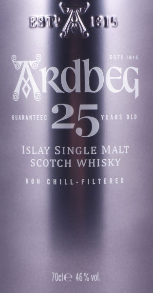 Ardbeg 25 Years Limited Edition Batch No. 1 Release 2020 Islay Single Malt Scotch Whisky 46,0%