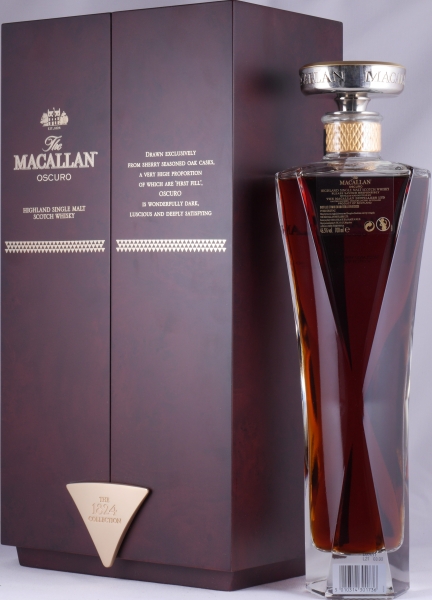 Macallan Oscuro Decanter Master Series The 1824 Collection Oloroso Sherry Oak Casks Highland Single Malt Scotch Whisky 46,5%