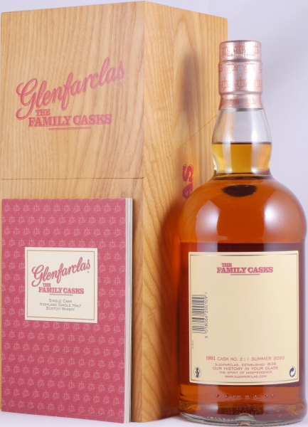 Glenfarclas 1991 29 Years The Family Casks First Fill Sherry Butt Cask No. 211 Highland Single Malt Scotch Whisky 56,3%