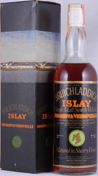 Bruichladdich 1966 21 Years Sherry Wood Riserva Veronelli Moon Import Islay Single Malt Scotch Whisky Cask Strength 53,5%