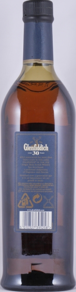 Glenfiddich 30 Years 40th Anniversary of the Visitor Center Limited Release Speyside Pure Single Malt Scotch Whisky 40.0%