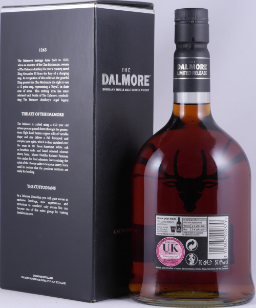 Dalmore 1995 17 Years Matusalem Oloroso Sherry Wood Finish Cask No. 200 Distillery Exclusive Highland Single Malt Scotch Whisky 57.6%