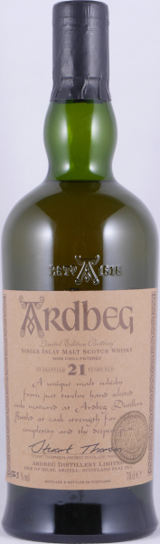 Ardbeg 1979-1980 21 Years 3rd Committee Reserve Limited Edition Bourbon Casks Islay Single Malt Scotch Whisky Cask Strength 56,3%
