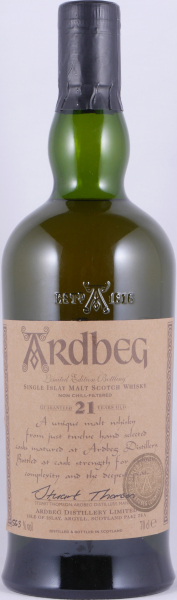 Ardbeg 1979-1980 21 Years 3rd Committee Reserve Limited Edition Bourbon Casks Islay Single Malt Scotch Whisky Cask Strength 56.3%