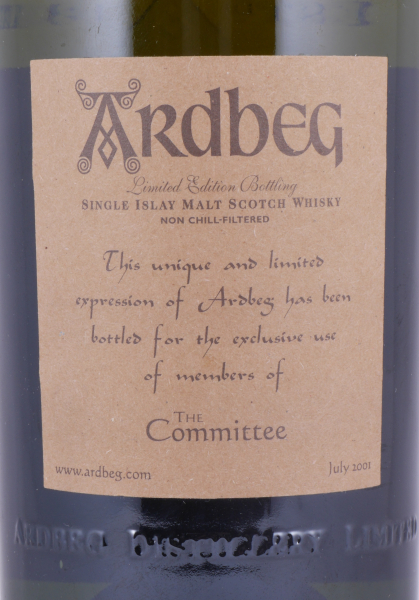 Ardbeg 1979-1980 21 Years 3rd Committee Reserve Limited Edition Bourbon Casks Islay Single Malt Scotch Whisky Cask Strength 56,3%