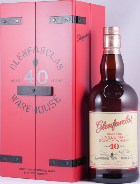 Glenfarclas 40 Years Oloroso Sherry Casks Warehouse Limited Edition Release 2020 Highland Single Malt Scotch Whisky 43.0%