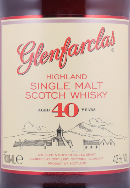 Glenfarclas 40 Years Oloroso Sherry Casks Warehouse Limited Edition Release 2020 Highland Single Malt Scotch Whisky 43,0%