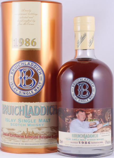 Bruichladdich 1986 20 Years Dark Sherry Cask No. 494 Special Exclusive Limited Release Islay Single Malt Scotch Whisky 57,0%