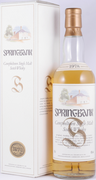 Springbank 1978 15 Years Oak Casks Distillery Picture Label Campbeltown Single Malt Scotch Whisky 46.0%