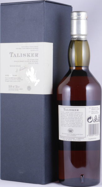 Talisker 1975 25 Years Limited Edition 1st Special Release 2001 Isle of Skye Single Malt Scotch Whisky Cask Strength 59,9%