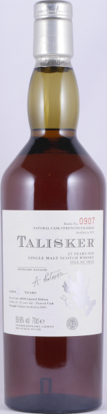 Talisker 1975 25 Years Limited Edition 1st Special Release 2001 Isle of Skye Single Malt Scotch Whisky Cask Strength 59,9%