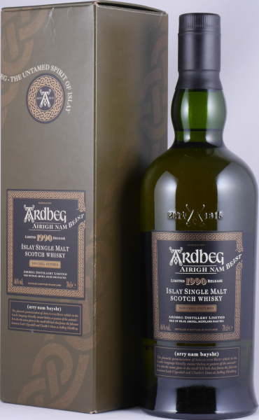 Ardbeg Airigh Nam Beist Limited Edition 1990 Bottled in the Year 2007 Islay Single Malt Scotch Whisky 46,0%