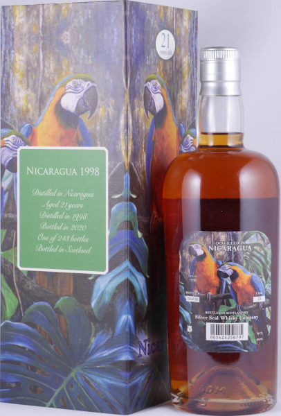 Nicaragua 1998 21 Years Single Cask No. 23 Silver Seal Wildlife Collection CLDN Column Still Rum 49,8%