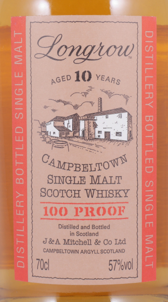 Longrow 10 Years 100 Proof Release 2006 Bourbon Casks Campbeltown Single Malt Scotch Whisky 57.0%