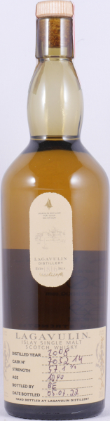 Lagavulin 2008 10 Years Rejuvenated Oak Cask No. 705214 Distillery Only Special Tasting Release Islay Single Malt Scotch Whisky 57,1%