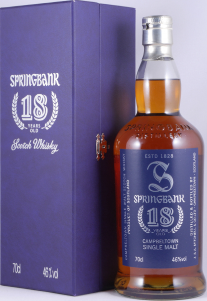 Springbank 18 Years 1st Batch 2009 Inaugural Release Campbeltown Single Malt Scotch Whisky 46.0%