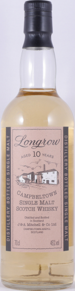 Longrow 10 Years Black Capsule 1990s Campbeltown Single Malt Scotch Whisky 46.0%