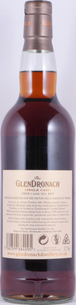 Glendronach 1993 23 Years Sherry Butt Cask No. 447 Highland Single Malt Scotch Whisky 51.7%