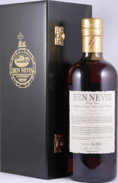 Ben Nevis 1991 25 Years Fresh Sherry Butt Cask No. 3766 Highland Single Malt Scotch Whisky Cask Strength 57,1%