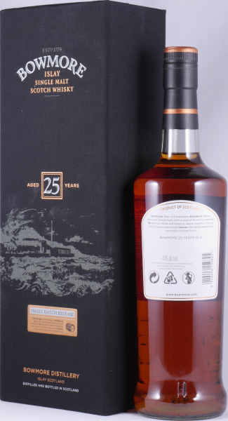 Bowmore 25 Years Small Batch Release 2014 Islay Single Malt Scotch Whisky 43.0%