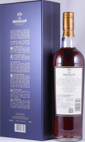 Macallan 1993 18 Years Sherry Oak Highland Single Malt Scotch Whisky Big Box 43.0%