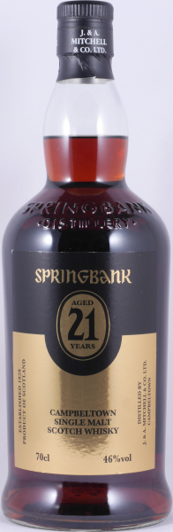 Springbank 21 Years Limited Edition 2020 Bourbon, Rum, Sherry and Port Casks Campbeltown Single Malt Scotch Whisky 46.0%